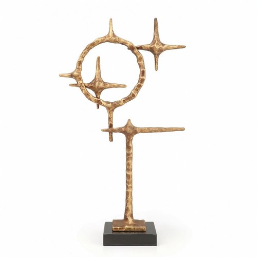 Metallskulptur abstrakt - metallskulptur,