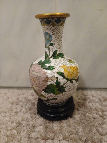 Jin cheng cloisonné vase - zi,