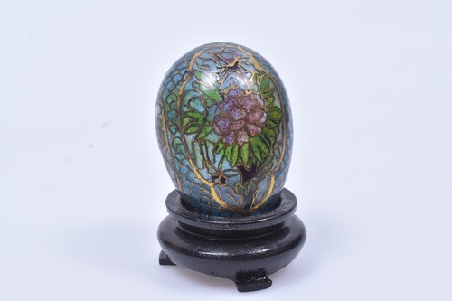 Chinesisches cloisonne - cloisonne, ei