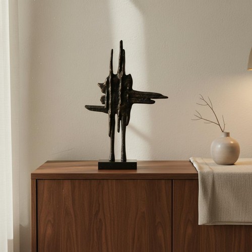 Moderne dekofigur aus metall - dekofigur,