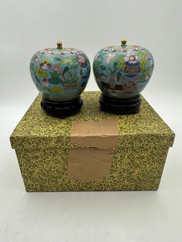 Cloisonné deckel - 2,