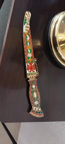 Vintage cloisonne brief - cloisonne,