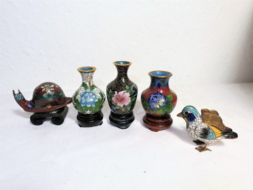 Cloisonne miniaturen teilig - miniaturen, 5-teilig