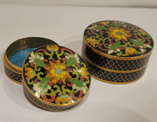 Paar Emaille Cloisonne