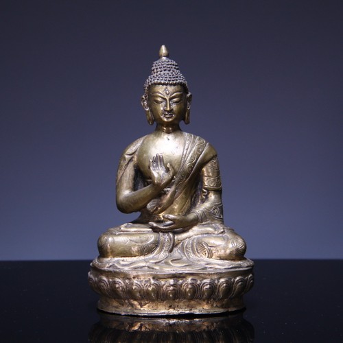 Tibetan bronze statue - bronze,