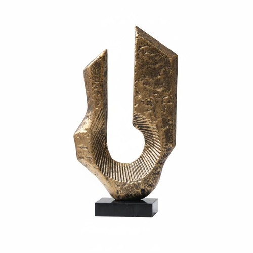Abstrakte metallskulptur - abstrakte,