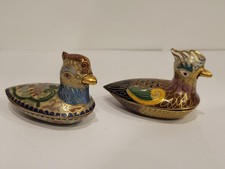 Paar Emaille Cloisonne