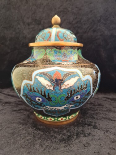 Cloisonné deckel - cloisonné,