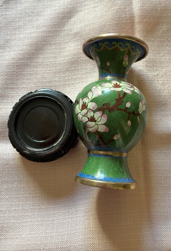 Kleine emaillierte vase - kleine,