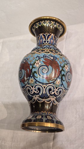 Alte cloisonné vase emaille - vase,,