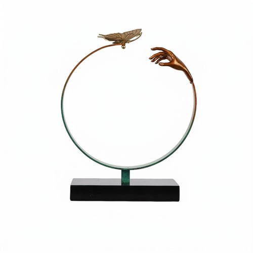 Metallring skulptur kupfer - metallring-skulptur,