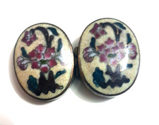 Cloisonné Emaille Dose