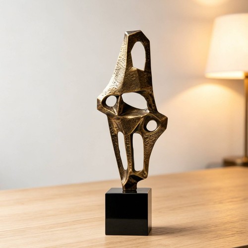 Abstrakte metallskulptur - abstrakte,