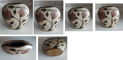 Cloisonne vase messing - cloisonne,